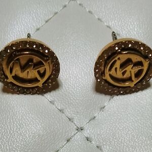 Michael Kors Gold and Silver Stud Earrings